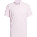 adidas Блуза с яка Adidas Men's Go-To Text Short Sleeve Performance Polo Shirt - Clear Pink
