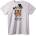 NOONEBRAND Тениска Тигър Бъди Силен - 7XL, White