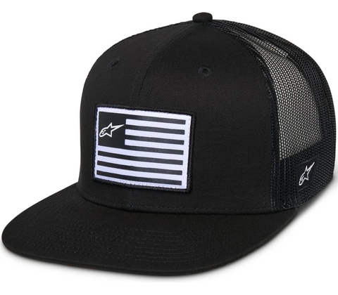 FLAG SNAP HAT Alpinestars černá