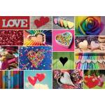 Bluebird Puzzle - Puzzle Collage - Love in Color - 1 000 piese