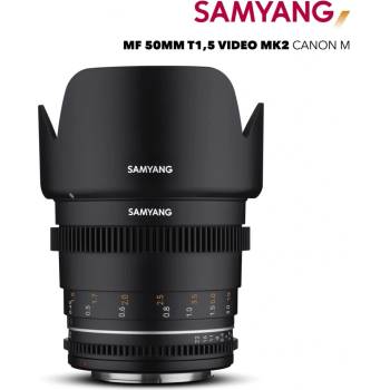 Samyang 50mm T1.5 VDSLR MK2 Canon M