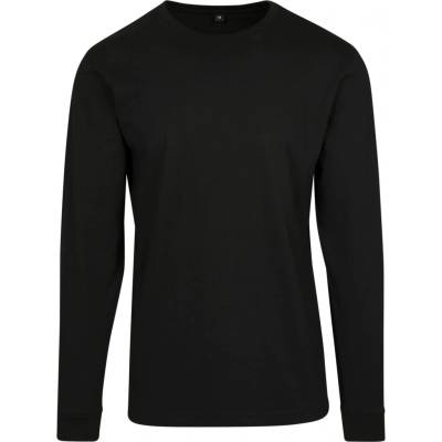 Build Your Brand pánske tričko s dlhým rukávom BY091 black