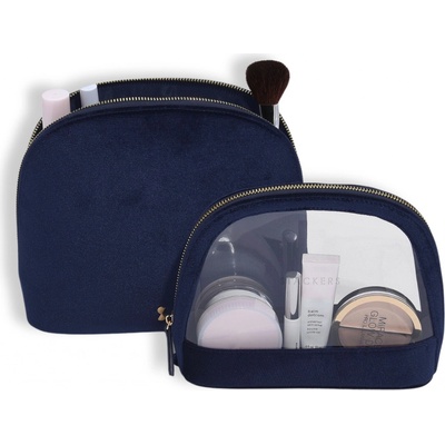 Stackers, Sada kosmetických tašek na make-up Nested, 2ks tmavě modrá 76291