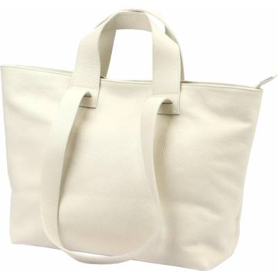 Luka dámska kožená shopper kabelka béžová A4 25-078 DOLLARO