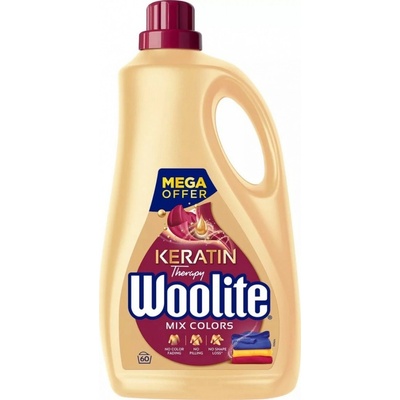 Woolite Keratin Therapy Mix Colors prací gél 60 PD 3,6 l