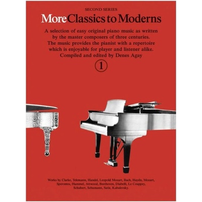 More Classics To Moderns 1 klasické skladby pre klavír