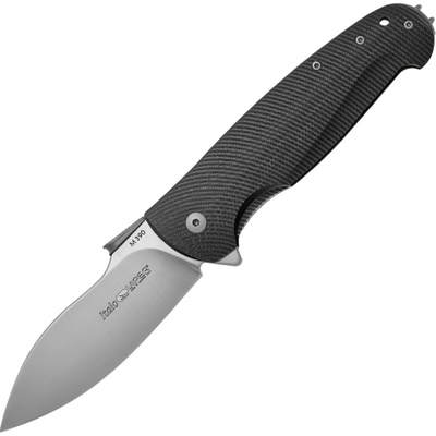 Viper ITALO Drop Point Satin M390, black G10, titanium V5944GB