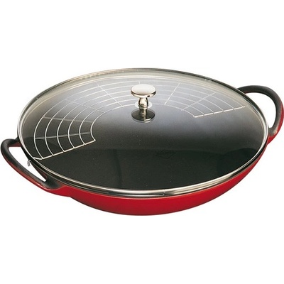 Staub wok se skleněnou poklicí 37cm