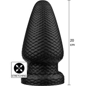 Hidden Desire Extreme Giant Dragon Butt Plug PVC Black XL