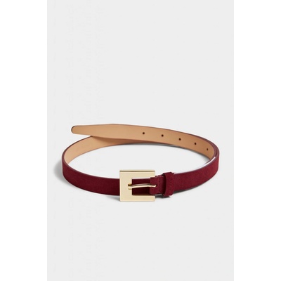 Gant opasok SLIM SUEDE BELT červená