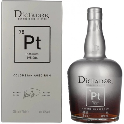 Dictador Platinum 40% 0,7 l (karton) – Hledejceny.cz
