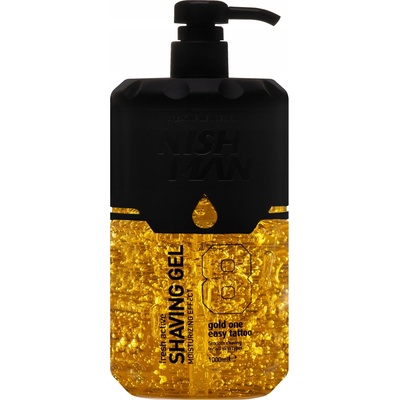 Nishman Shaving Gel 08 žltý gél na holenie 1000 ml