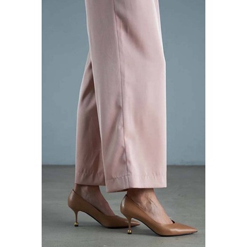 Vanda Novak Кожени обувки с тънък ток Vanda Novak Pola (Pola.Dark.nude)