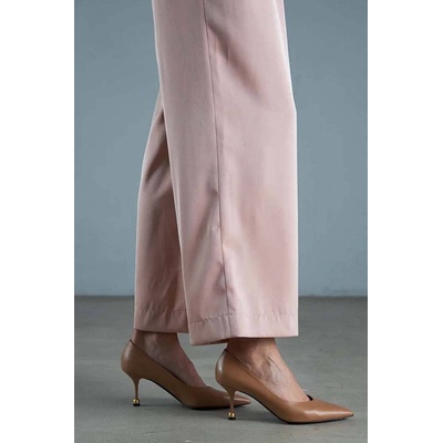 Vanda Novak Кожени обувки с тънък ток Vanda Novak Pola (Pola.Dark.nude)