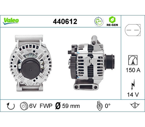 Alternátor VALEO 440612