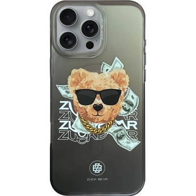 Magsafe Калъф за iPhone 16, Zuck Bear Harold Mag Case, Черен (6974057396246)