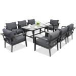 Garden Point Алуминиеви градински мебели Sydney Premium 8 Garden Point антрацит (GAP315-FIE8)