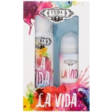 Cuba La Vida EDP 100 ml + antiperspirant roll-on 50 ml darčeková sada