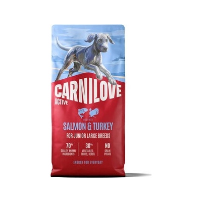 Carnilove Active Junior Large Breeds Salmon & Turkey 12 kg