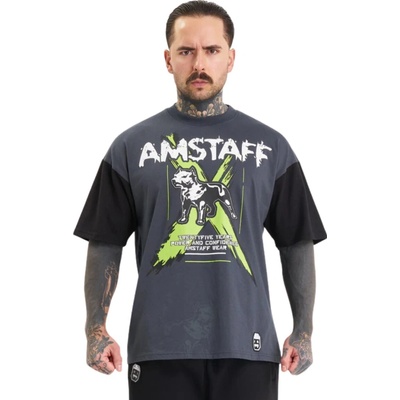 Amstaff Sector tričko Grey Black