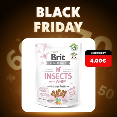 Brit Care Dog Puppy Insects with Whey & Probiotics 200 g