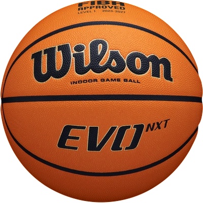 Wilson Състезателна баскетболна топка за зала, размер 7 - wilson evo nxt fiba game ball