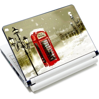 Samolepka, skin Huado na notebook 12"-15,6" Telfonní budka