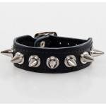 Black & metal гривна spikes 1 - bwz-181