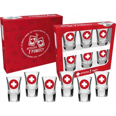 Toro sada sklenic na panáky varování 6 x 35 ml