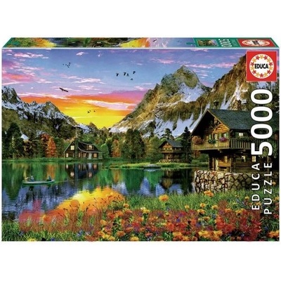 Educa Пъзел educa 17678 - 5000 части - Алпийско езеро (edu17678)