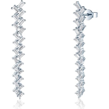 SAVICKI Обеци Savicki: сребро, кубичен цирконий