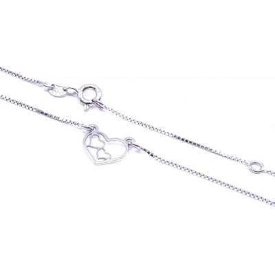 Jan Kos jewellery Stříbrný řetízek s přívěskem 12119253