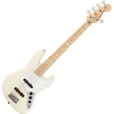 Squier Affinity Series Jazz Bass V MN WPG Olympic White