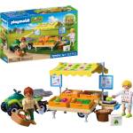 Playmobil | Country | Market Stall | Mobile sales stand with quad, fresh products & many accessories | For children aged 4 and up | 72164 (72164)