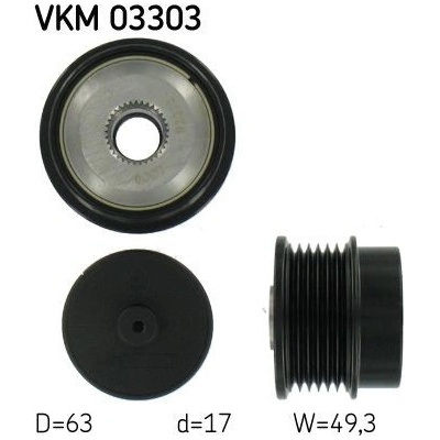 Předstihová spojka SKF VKM 03303
