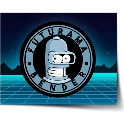 Sablio Plagát Futurama Bender Štvrtá dimenzia - 60x40 cm
