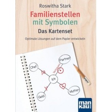 Familienstellen mit Symbolen. Das Kartenset