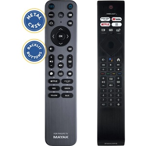 GENERAL Philips 398gm08bephn0015sy, src-4526-03 - метал и подсветка дистанционно управление дубликат (398gm08bephn0015sy, src-4526-03) Дистанционно