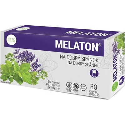 Fytopharma MELATON kapsuly na dobrý spánok 30 ks