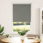 vidaXL Ролкова щора Blackout Сив 85x130 cm Ширина на плата 80, 7 cm (4011099)