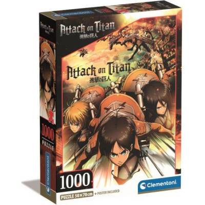 Clementoni Anime Attack on Titans 1000 dielov