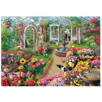 Image 1 of Art Puzzle - Puzzle The Colors of Greenhouse - 1 500 piese