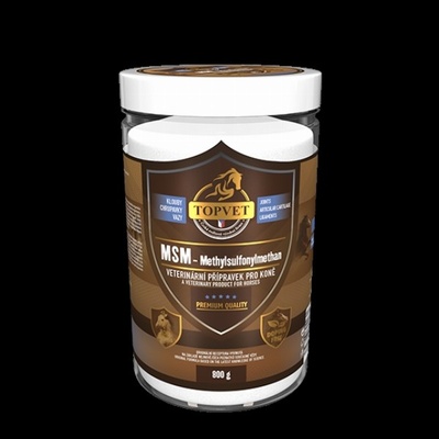 Topvet MSM pro koně 0,8 kg