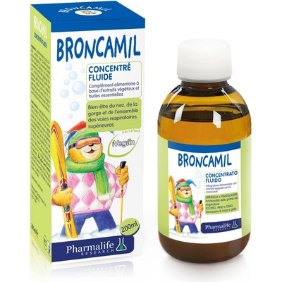 Pharmalife Broncamil roztok při problémech s dýcháním 200 ml