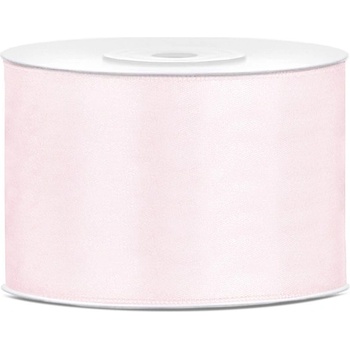 Party Deco Сатенена панделка светло пудрово розово 50мм/25м