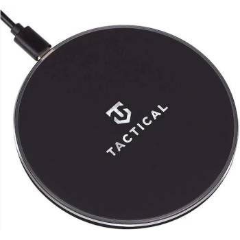 Tactical Base Plug Qi Wireless Charger USB-C 15W - поставка (пад) за безжично зареждане с технология за бързо зареждане за Qi съвместими устройства (черен)