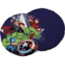 Jerry Fabrics Tvarovaný mikroplyšový vankúš Avengers Heroes priemer 40