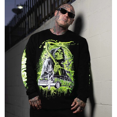 SULLEN мъжка тениска с дълъг ръкав sullen - never late - scm7525_jtbk