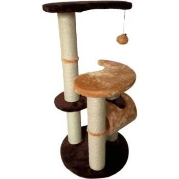 Image 1 of Катерушка за коте със стойки, овал и играчка топче (10770)