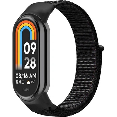 gigapack Xiaomi Smart Band 9 / Band 8 GIGAPACK Каишка с потребителски размер, дишаща, ЧЕРНА GP-146556 (GP-146556)